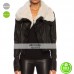 Jennifer Lopez Rick Owens Beaver Fur Biker Jacket